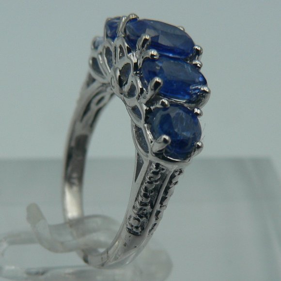 Sz 5 Genuine Himalayan Kyanite Ring NWOT - Picture 2 of 4